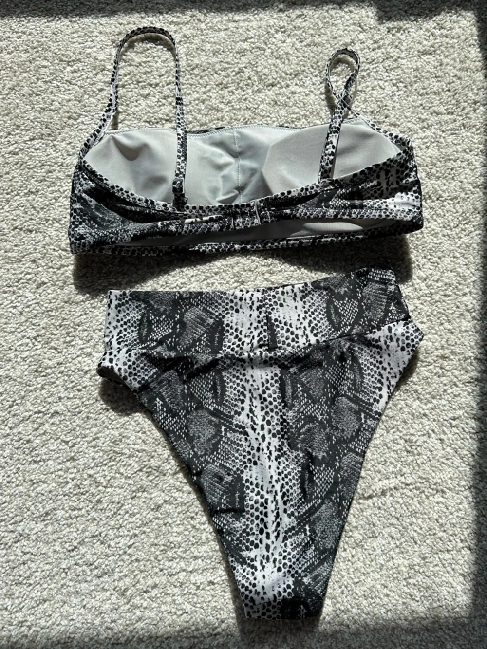 Women’s Aerie Black & White Snake Print‎ Bikini